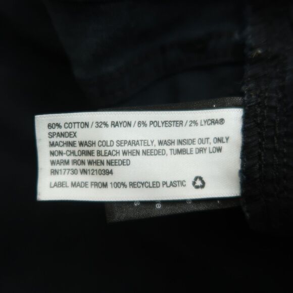 Universal Thread Jeans Womens 14 Black Mid-Rise Curvy Skinny 27" Inseam Timeworn - Picture 12 of 16